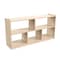 Flash Furniture Bright Beginnings Commercial Extra W 5 Section Modular Wooden Classroom Open Storage Unit, Natural MK-KE23957-GG - alternate 1